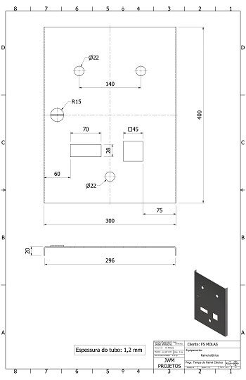 Painel elétrico 2D